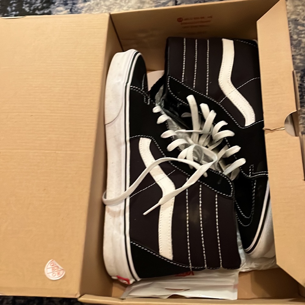 Black high top vans